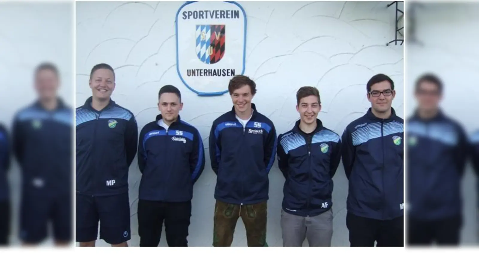 Die Trainer der JFG Grünbachtal: Markus Pils, Georg Stamp, „Jonny“ Aumiller, Alex Forster und Michael Schwalb (von links). (Foto: JFG)