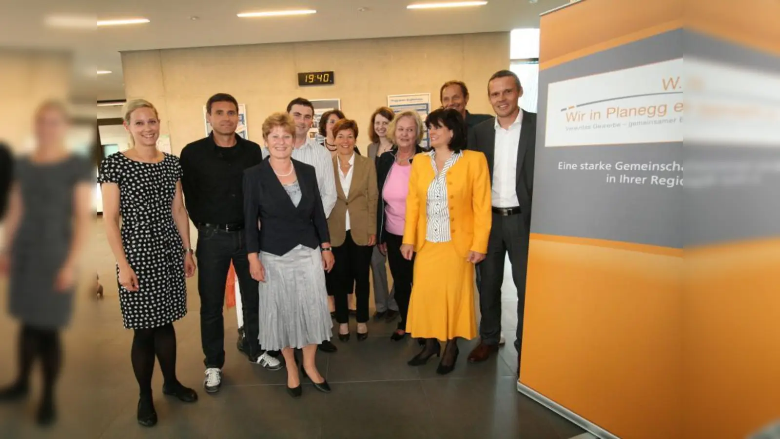 Gründungsteam mit Bürgermeisterin: v.l. Theresa Stübner, Harry Büttner, Annemarie Detsch, Karl Straß, Stefanie Ruppana, Bärbel Zeller, Inken Straß, Christin Thalhofer, Susanne Trenkle, Jens Toepel, Christian Kortenbrede. (Foto: US)