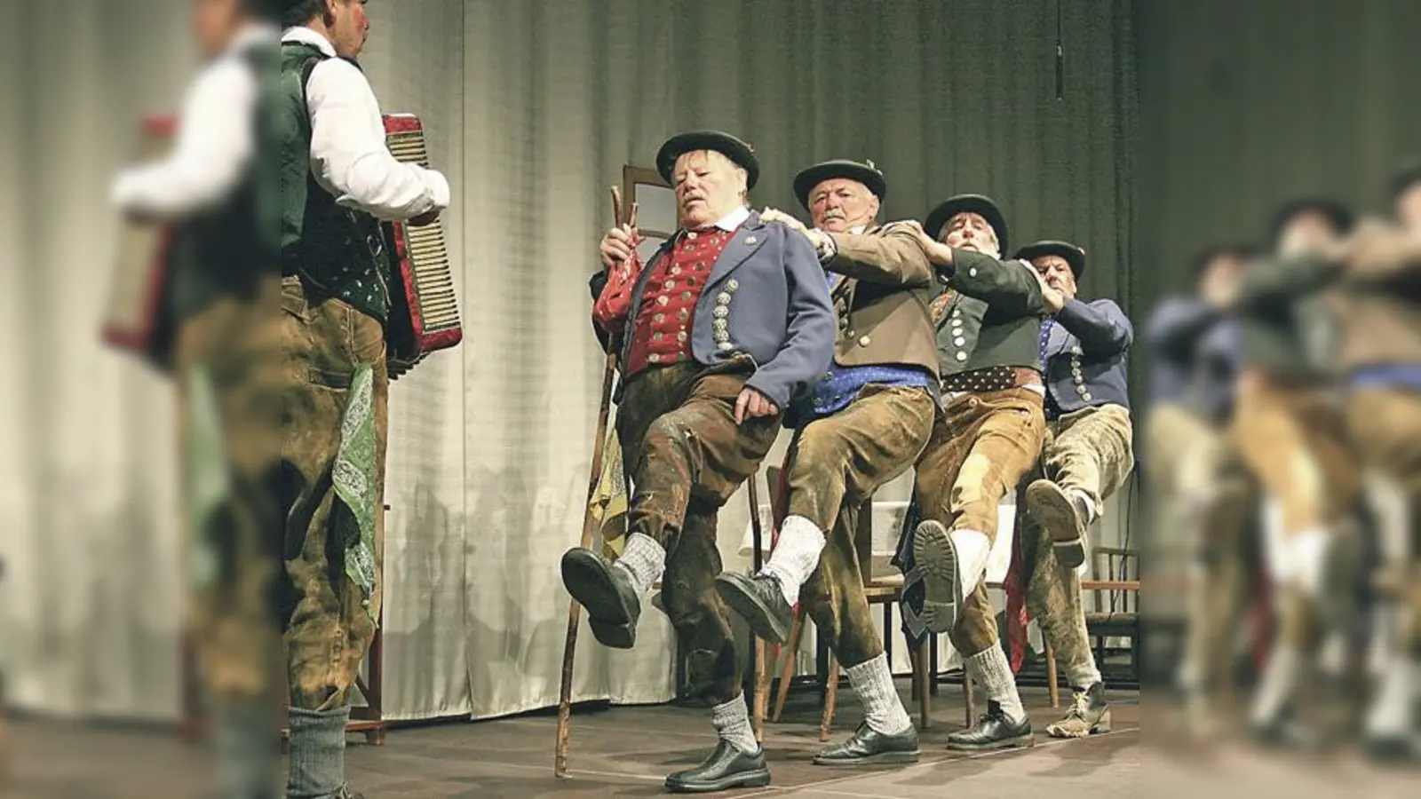 Das Truderinger Bauernballett war eine der Hauptattraktionen der Jubiläumsfeier.   (Foto: K. Hirt)