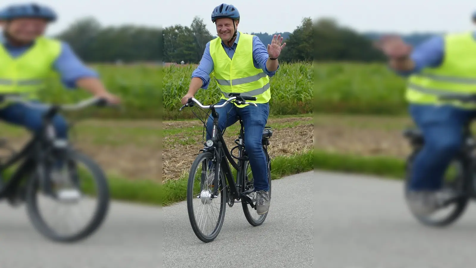  Landrat Robert Niedergesäß freut sich auf viele eifrige Mitradler bei der Aktion Stadtradeln, die am 23. Juni startet und bis zum 13. Juli andauert. (Foto: LRA Ebersberg/Archiv)
