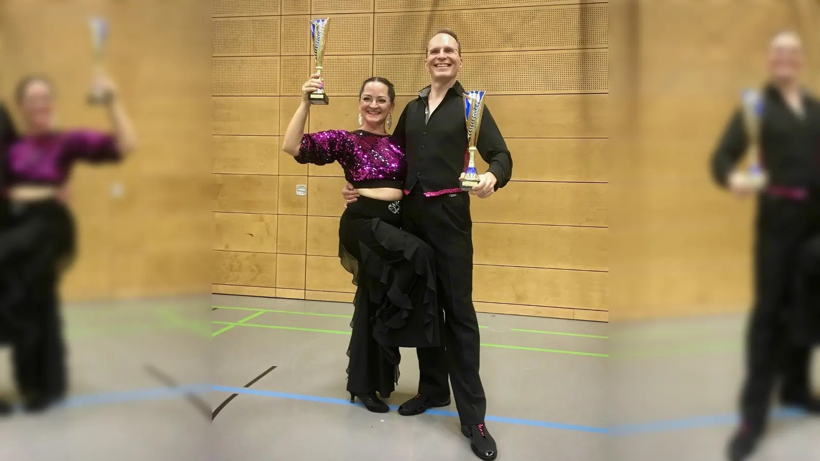 Michael Riedl und Barbara Janauschek freuen sich über ihren Erfolg. (Foto: TSV)