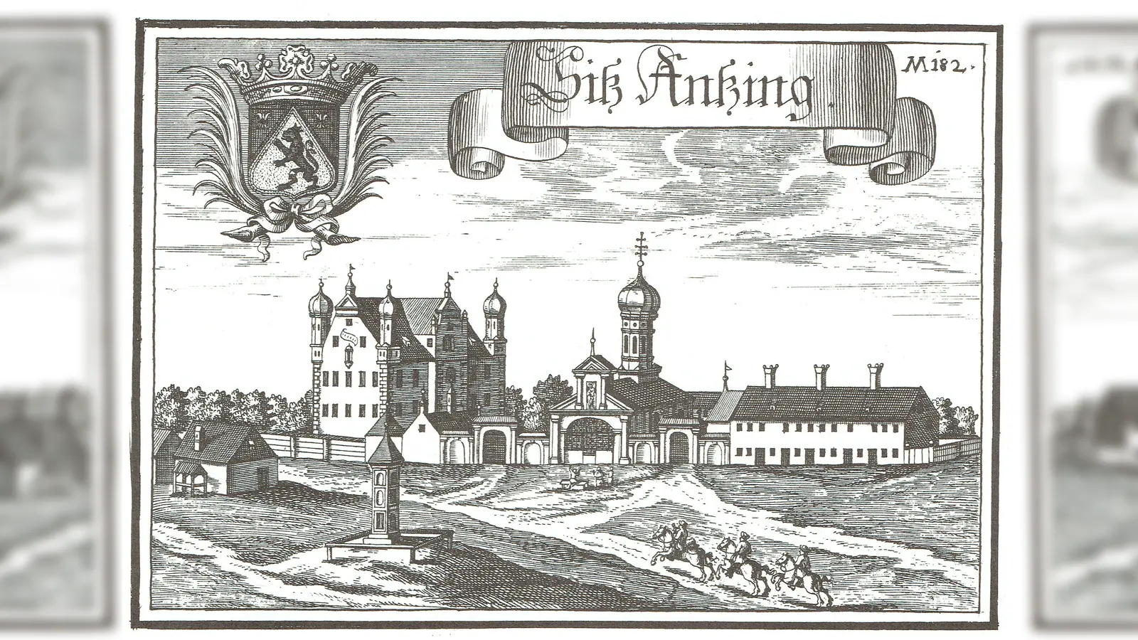 Der Sitz Anzing in einem Stich Michael Wenings aus dem Jahr 1701. (Foto: VA)