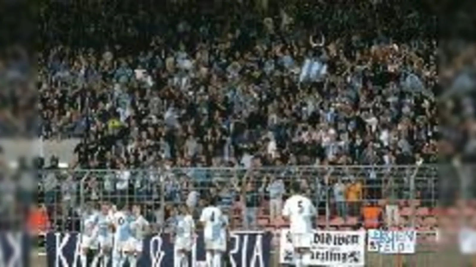 Überschwänglich feierten die Spieler auf dem Rasen und der Großteil der 6.600 Zuschauer den Derbysieg der U23 des TSV 1860.	  (Foto: ba)