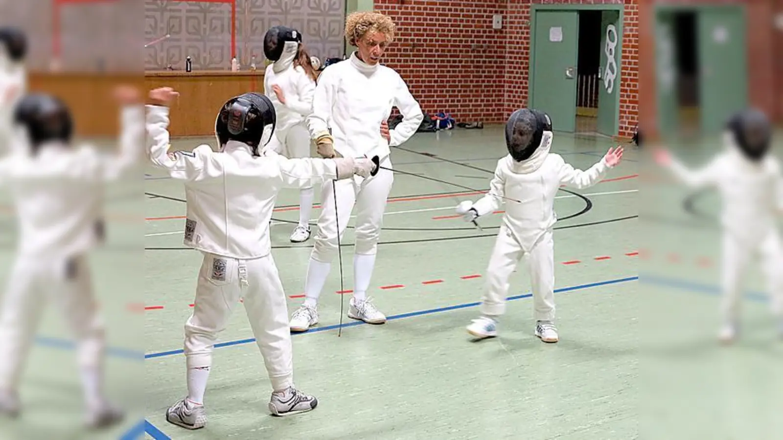 Die noch junge Fechtabteilung des TSV Trudering freut sich noch über weitere Degenschwinger ab sieben Jahren. 	 (Foto: bus)