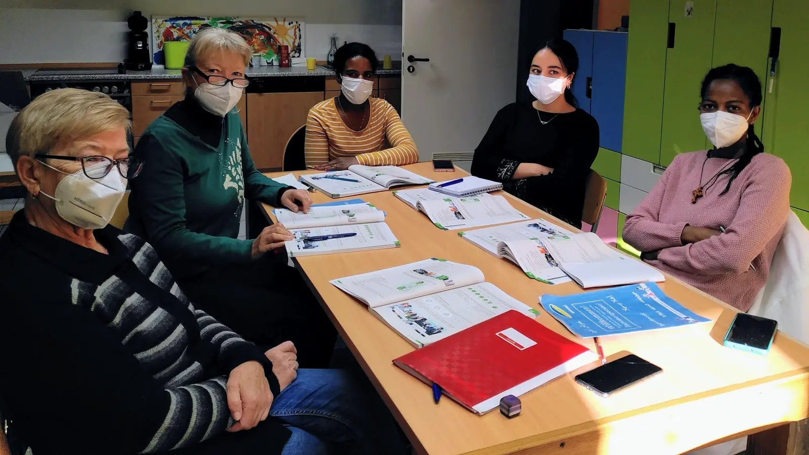 Das Pilotprojekt ermöglicht es Neuzugewanderten, gemeinsam Deutsch zu lernen. (Foto: Müttern- und Familienzentrum Weilheim)