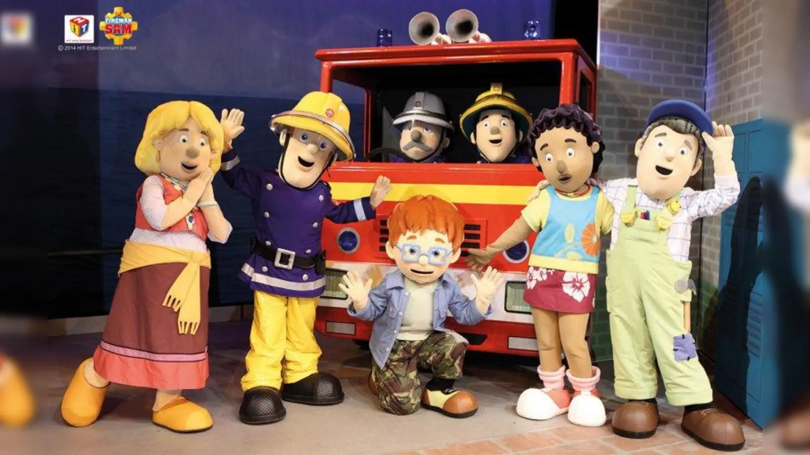 Die Bühnenshow „Sam der Feuerwehrmann” ist für Kinder zwischen drei und sechs Jahren geeignet. (Foto: Hitentertainmentlimited)