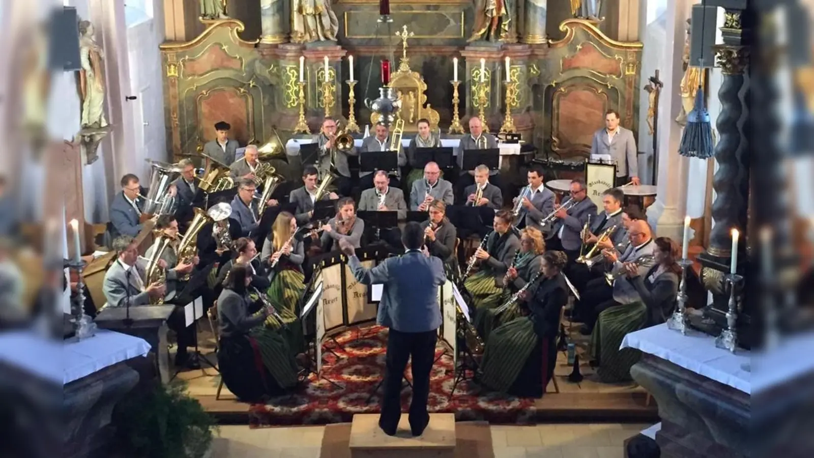 Himmlische Klänge in der Kirche St. Michael gibt es am 26. März zu hören. (Foto: Blaskapelle Arget)