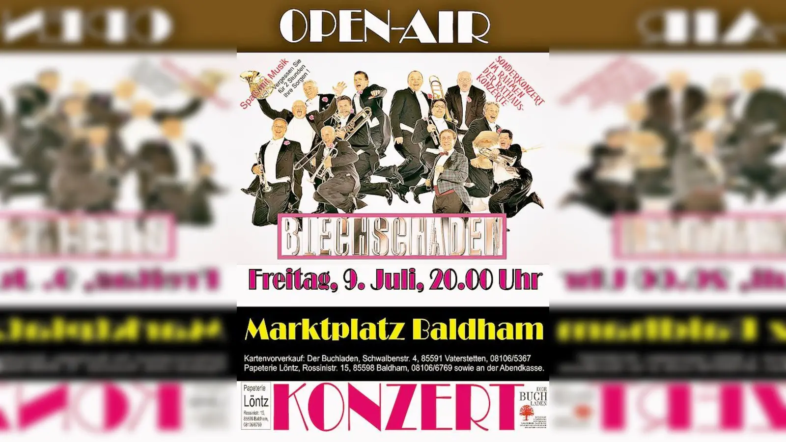 Die Philharmoniker-Auslese »Blechschaden« gastiert am 9. Juli in Baldham.  (Foto: Agentur)