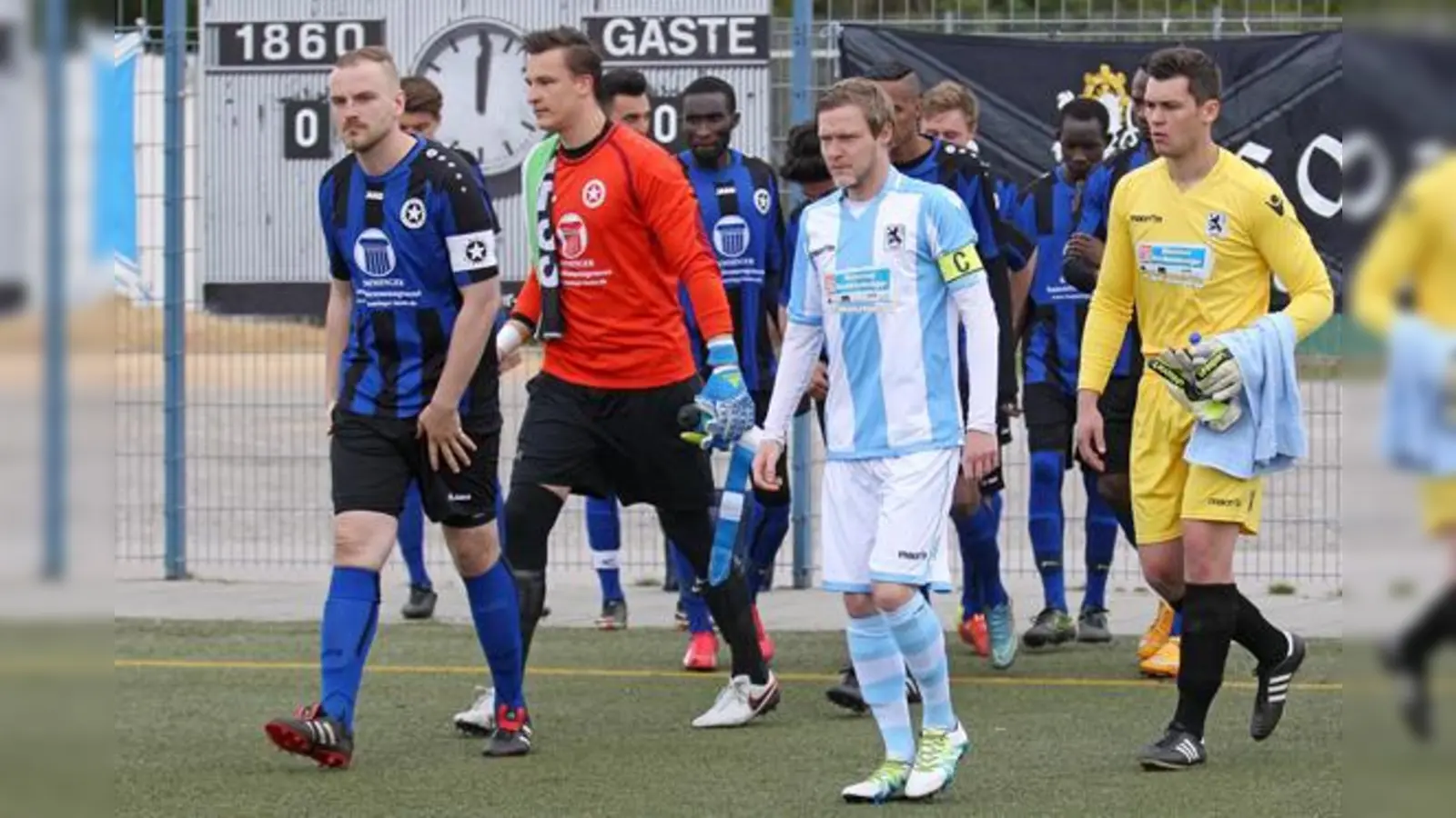 Münchner Fußballgeschichte: TSV 1860 gegen den FC Wacker.  (Foto: A. Wild)