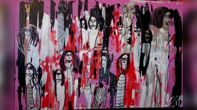 Zdenek Kotalas Werke sind bunt, schrill und spiegeln sein spirituelles Bewusstsein und die tiefe Liebe zur Natur wider. (Foto: Zdenek Kotala)