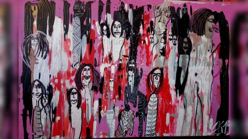 Zdenek Kotalas Werke sind bunt, schrill und spiegeln sein spirituelles Bewusstsein und die tiefe Liebe zur Natur wider. (Foto: Zdenek Kotala)