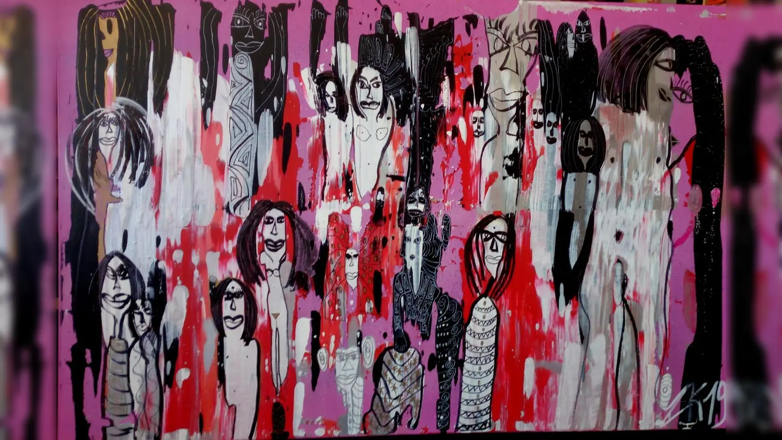 Zdenek Kotalas Werke sind bunt, schrill und spiegeln sein spirituelles Bewusstsein und die tiefe Liebe zur Natur wider. (Foto: Zdenek Kotala)