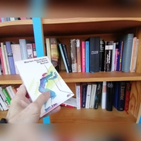 Marlen Haushofers biografisch lesbare „Wand” im Bücherschrank von der Gethsemanekirche. (Foto: job)