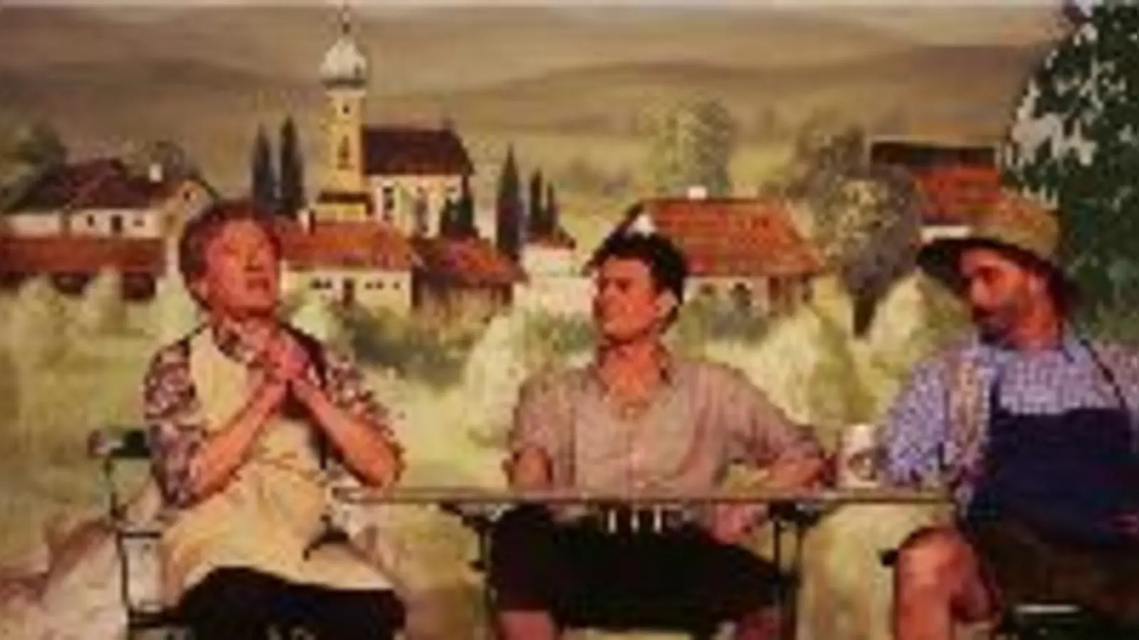 Manfred Eichleiter, Philipp Gnaiger und Markus Schmöller (von links) sind auf der Bühne die  (Kreithofers.Foto: ba)