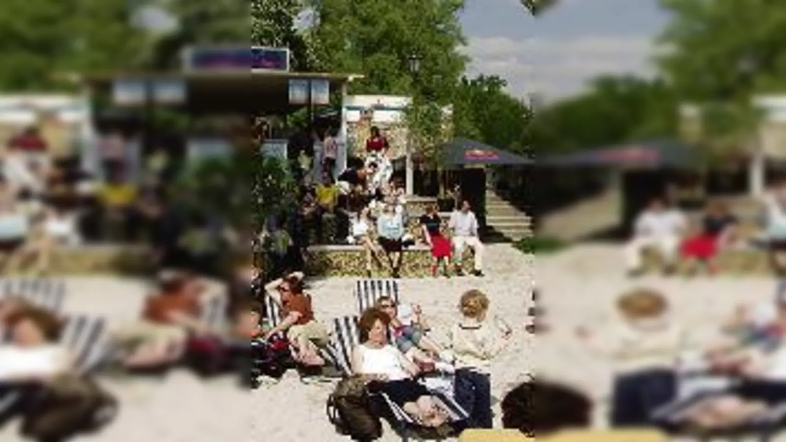 Beliebt bei vielen Münchnern: der Stadtstrand auf der Corneliusbrücke.	 (Foto: VA)