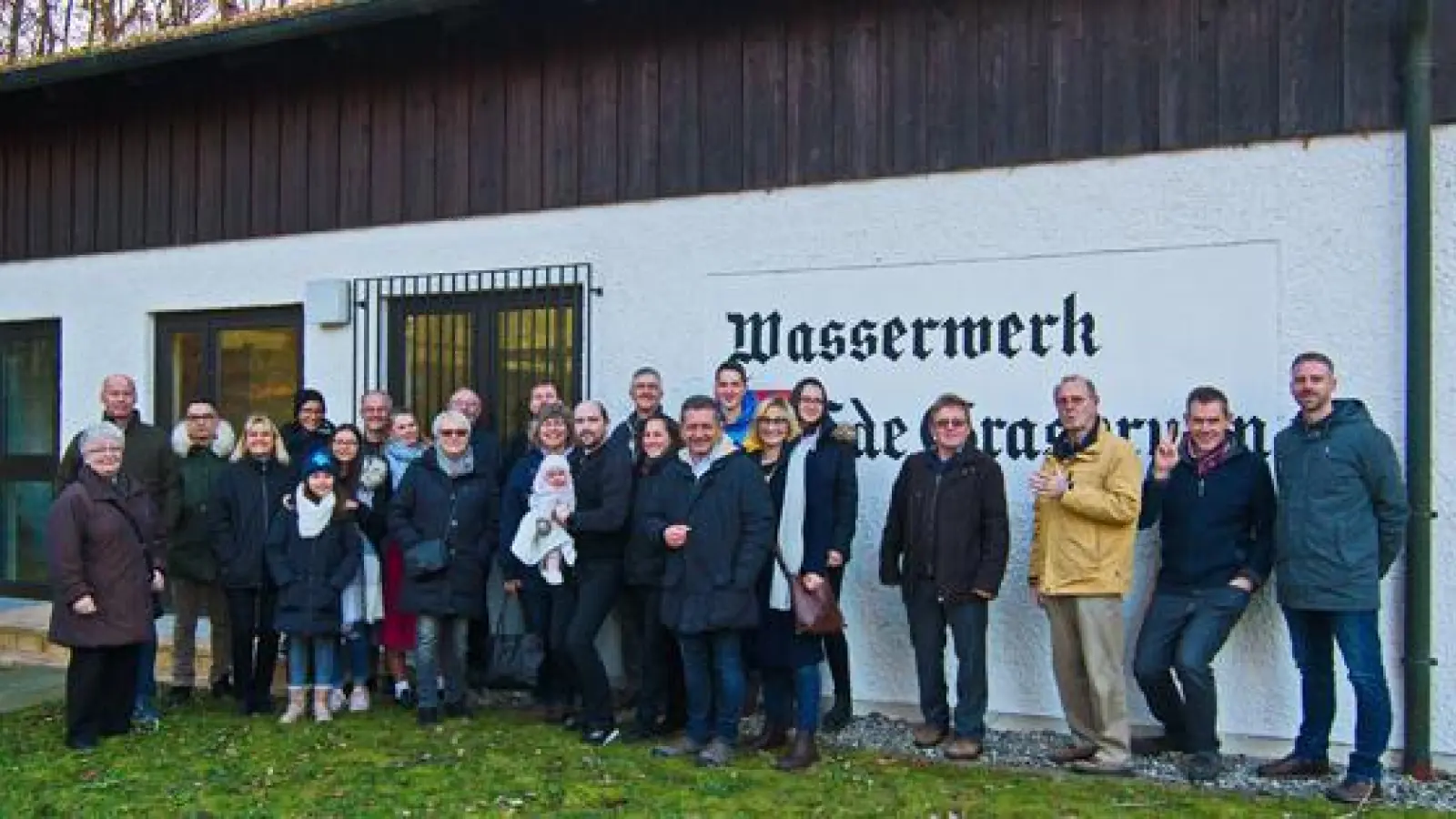 Exklusive Führung bei der Grasbrunner Wasserversorgung.  (Foto: Josef Pfiffer)