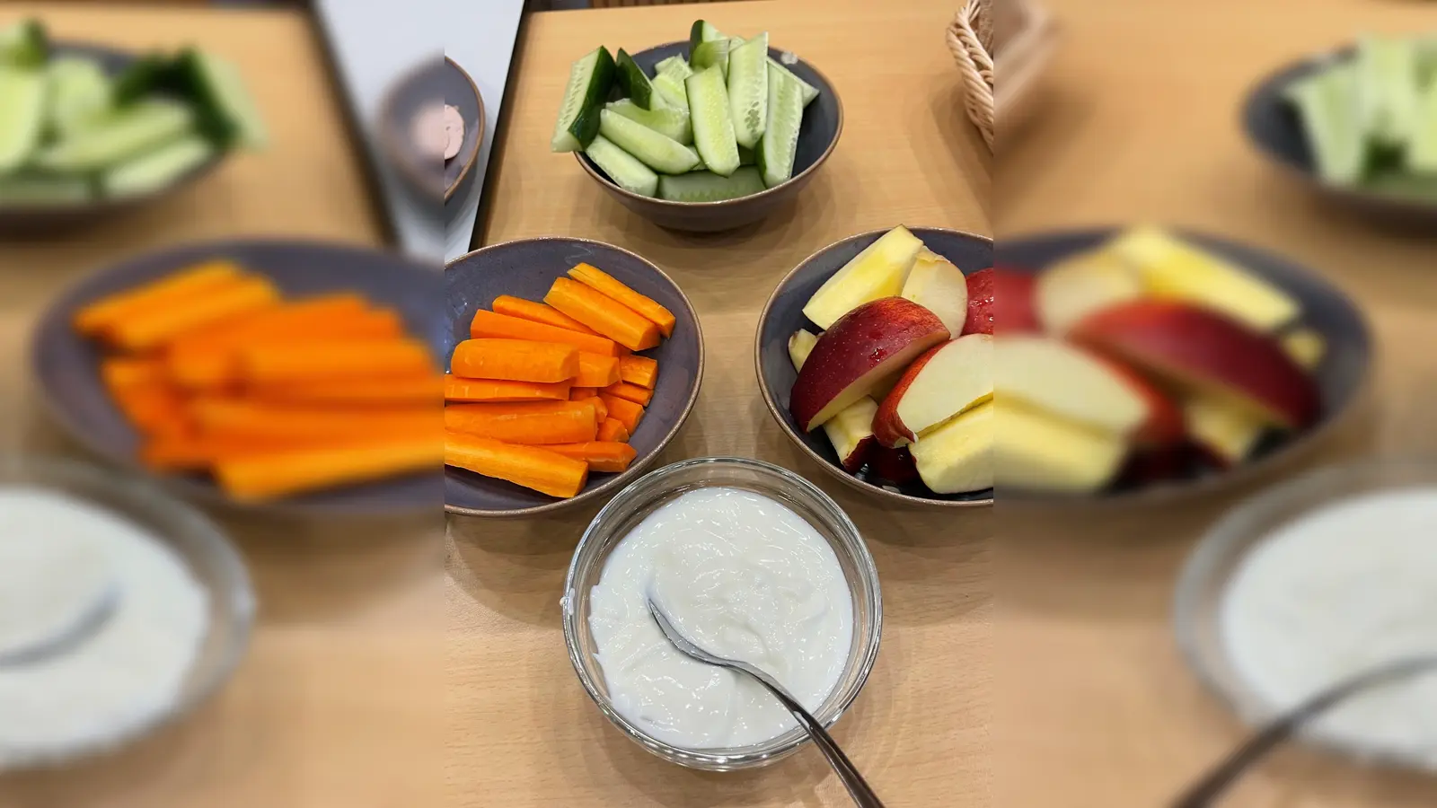 Gesund, abwechslungsreich und lecker, so ist das Frühstück, das dank brotZeit e.V. in der Grundschule am Wald kostenlos angeboten werden kann.  (Foto: hw)
