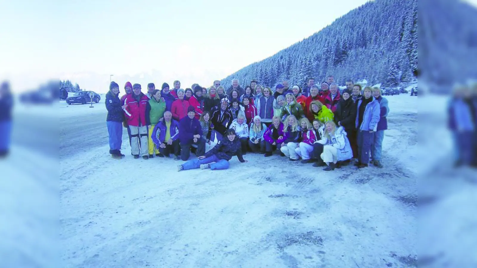 Erlebten einen Traumskitag: die Mitglieder des TSV Eintracht Karlsfeld. (Foto: pi)