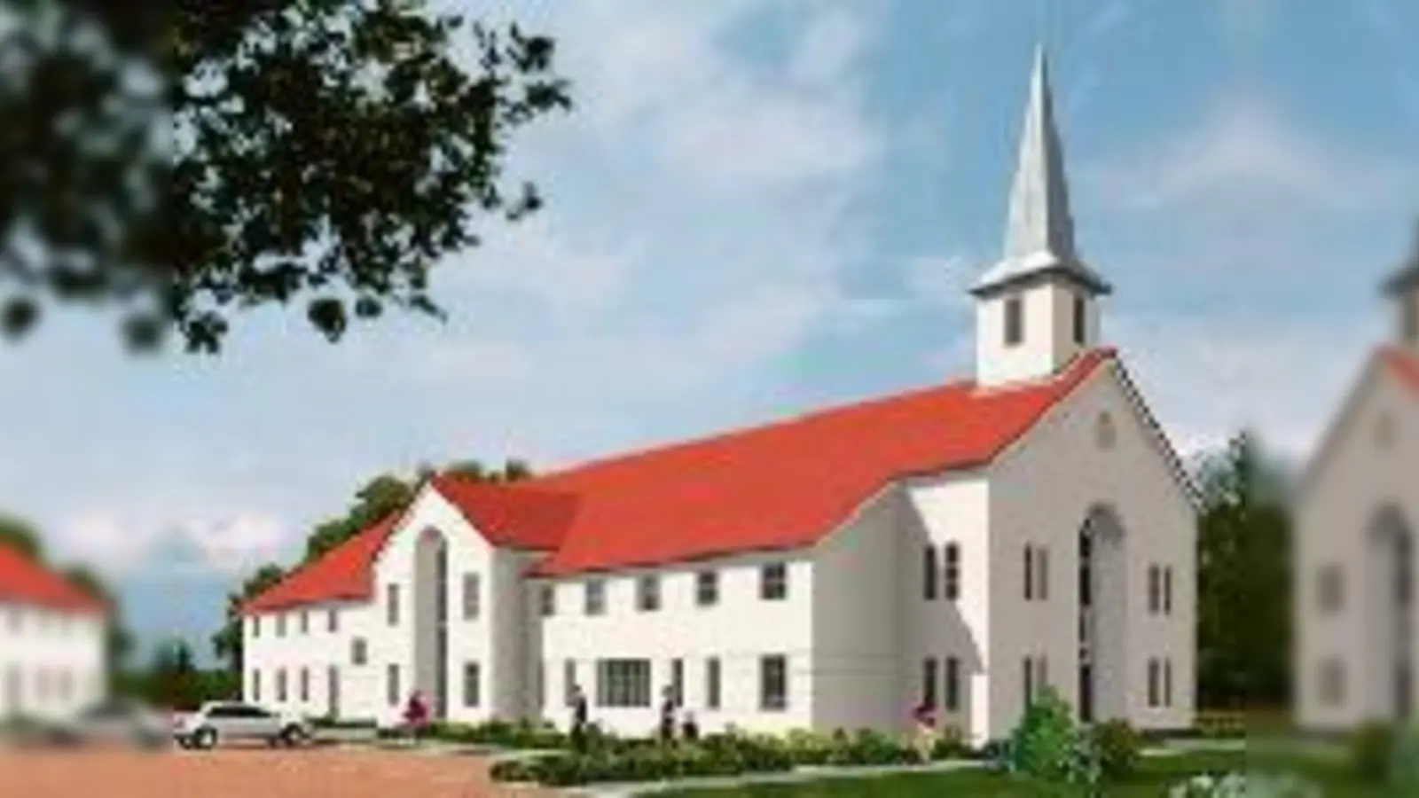 So soll sie aussehen, die »Kirche Jesu Christi der Heiligen der letzten Tage« an der Weltenburger Straße. Um den Parkdruck zu verringern, soll nun eine Tiefgarage mit 20 Stellplätzen gebaut werden. (Foto: Archiv)