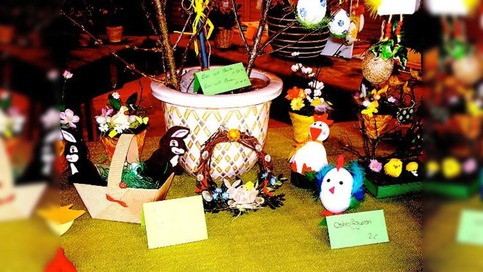 Mit hübschen Sachen das Zuhause osterfein machen: Auf dem Basar in St. Pius werden Sie fündig. 	 (Foto: VA)