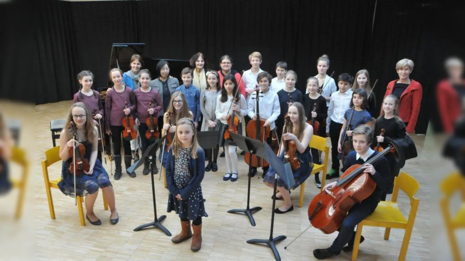 Übung macht den Meister. Die Teilnehmer am Regionalentscheid beim Wettbewerb &amp;quot;Jugend musiziert&amp;quot; bewiesen Fingerspitzengefühl am Instrument und im Zusammenspiel. (Foto: dwu)