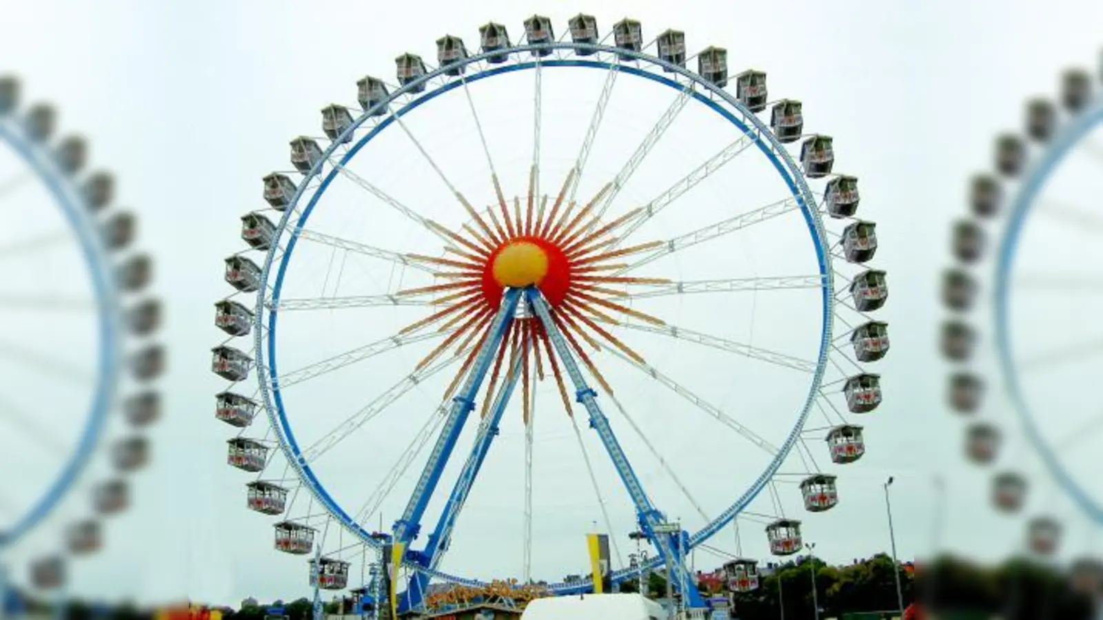 Das Riesenrad auf dem Münchner Oktoberfest