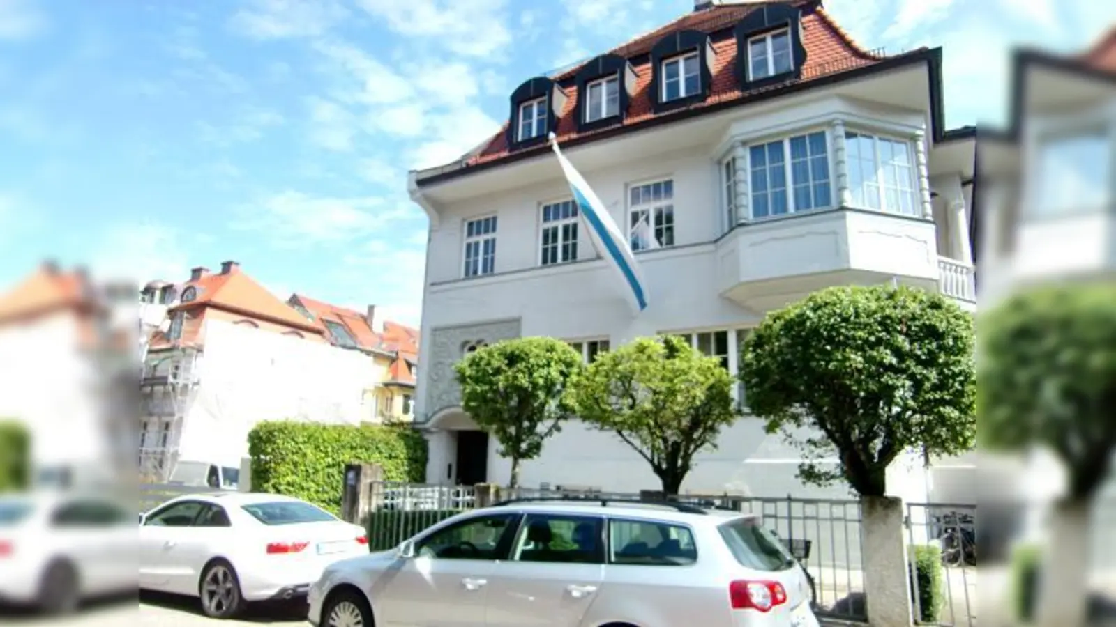 Die Jugendstilvilla des Corps Bavaria in der Rauchstraße in Altbogenhausen.			 (Foto: ikb)