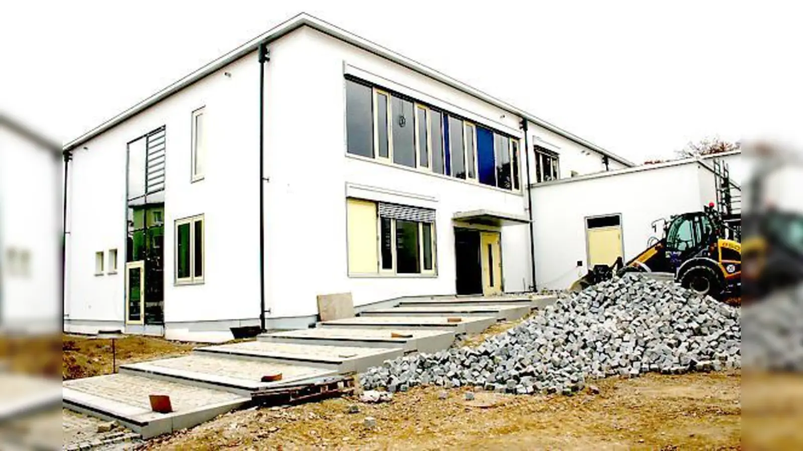 Der Neubau der Grundschule am Amphionpark. 	 (F.: ws)