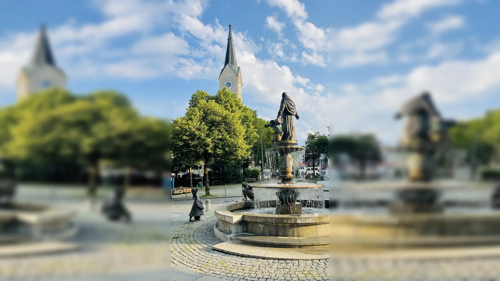Rund um den Marktplatz von Holzkirchen ist am kommenden Sonntag jede Menge geboten. (Foto: hw)