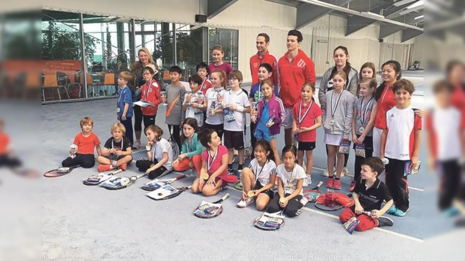 Die kleinen Tennis-Stars des SVN Tennis Kleinfeld Cup. (F.: SVN)