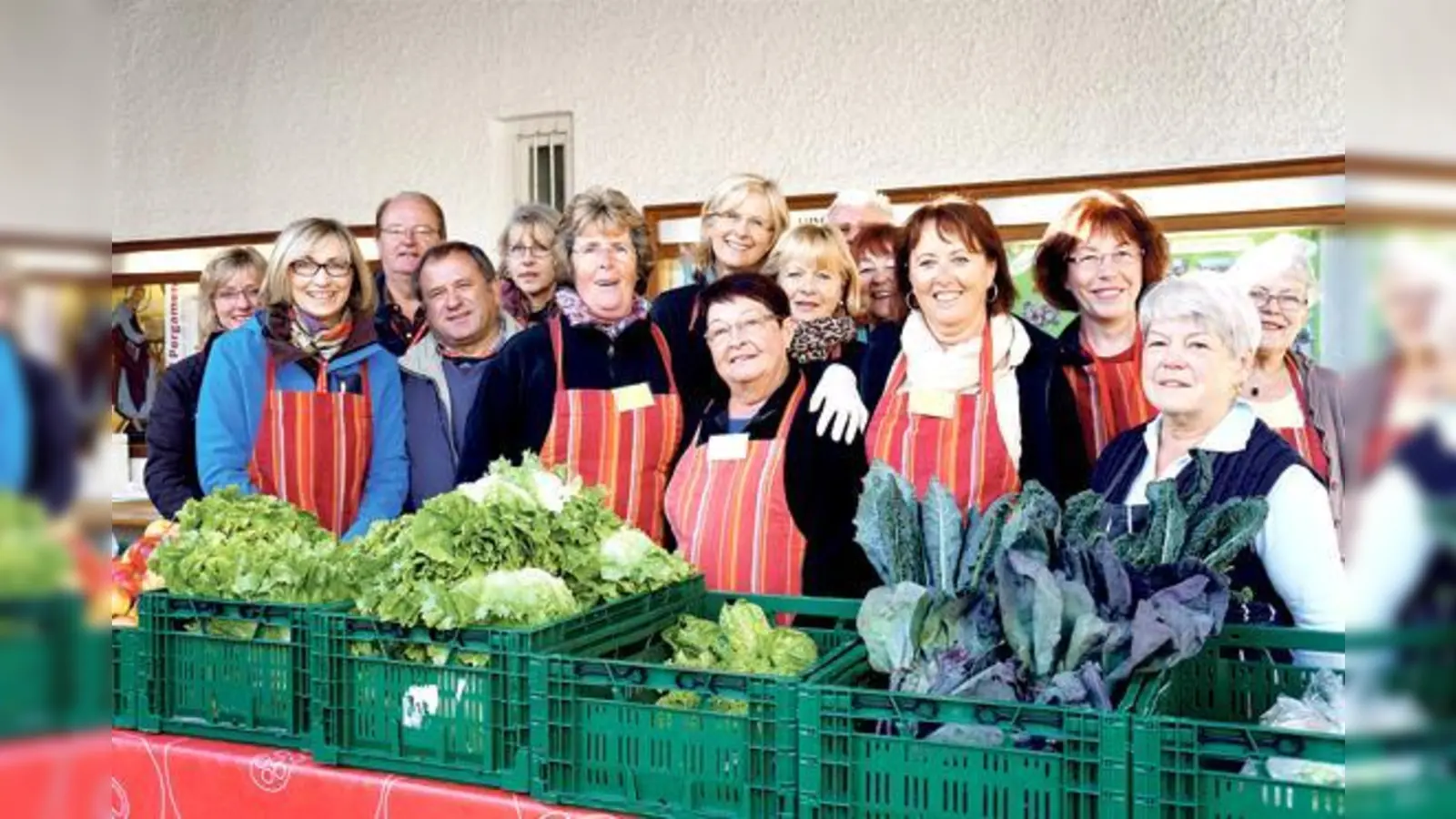 Ehrenamtliche Helfer des Ottobrunner Tisches versorgen jede Woche rund 260 Menschen im südöstlichen Landkreis mit Lebensmitteln.	 (Foto: hw)