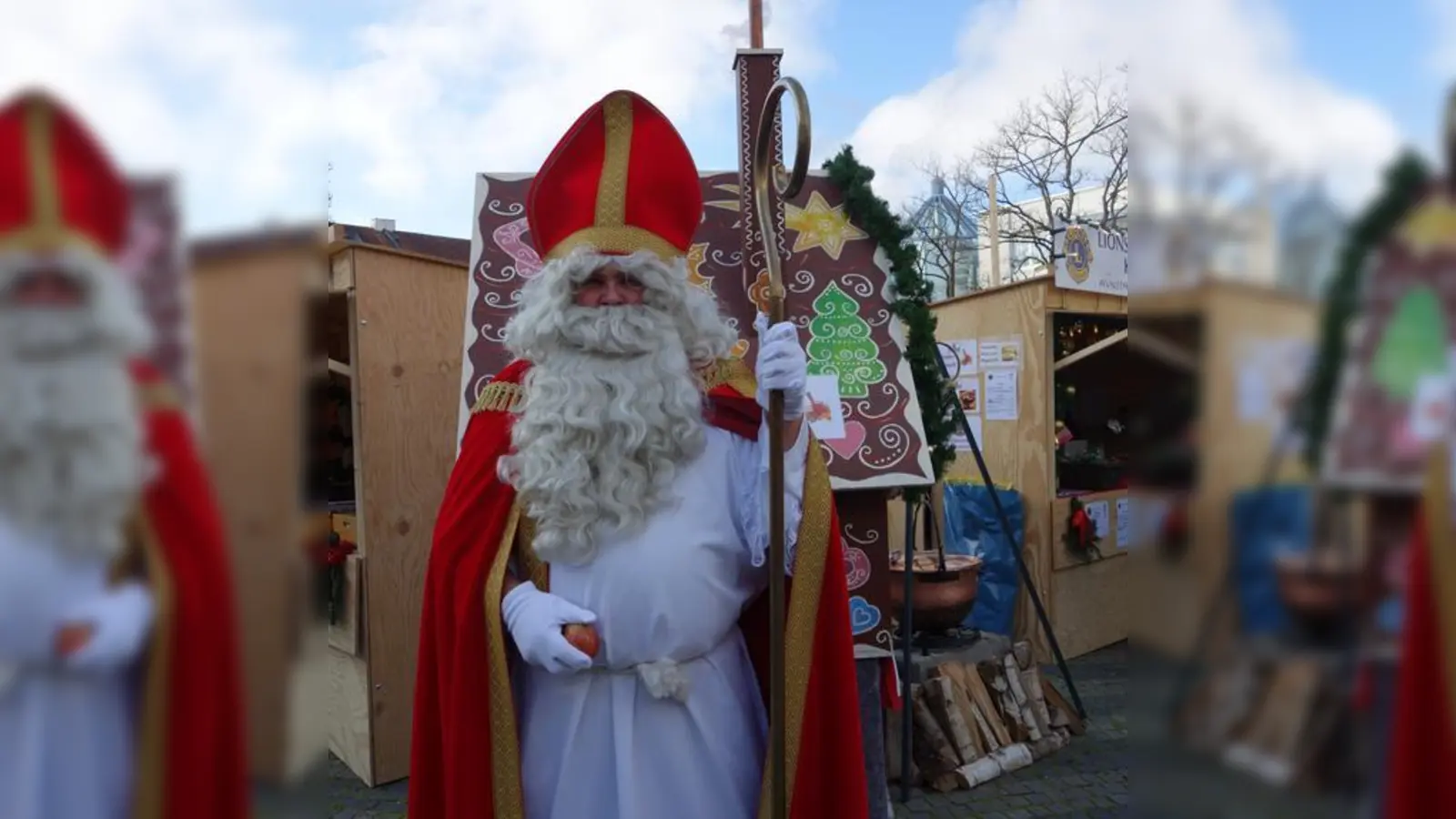 Auch der Nikolaus hat sein Kommen beim Ottobrunner Christkindlmarkt zugesagt. Für Kinder gibt es ein tolles Programm zum Mitmachen.  (Foto: hw)
