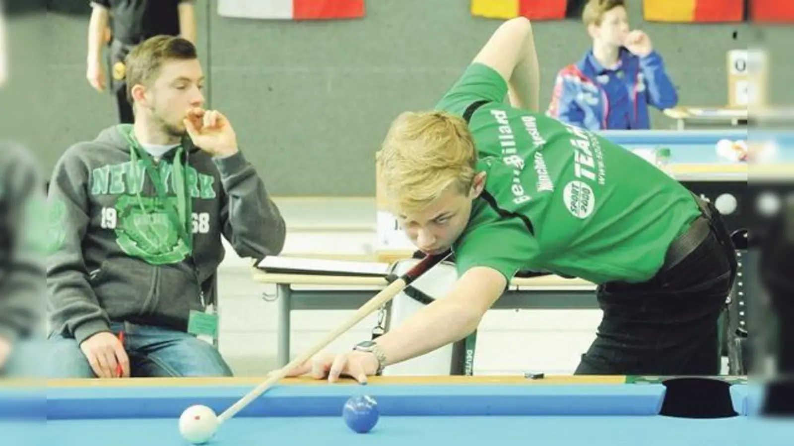 Anton Hastedt zeigt sein Können am Tisch derzeit bei der Europameisterschaft in den Niederlanden und demnächst wieder in der Verbandsliga.	 (Foto: Verein)