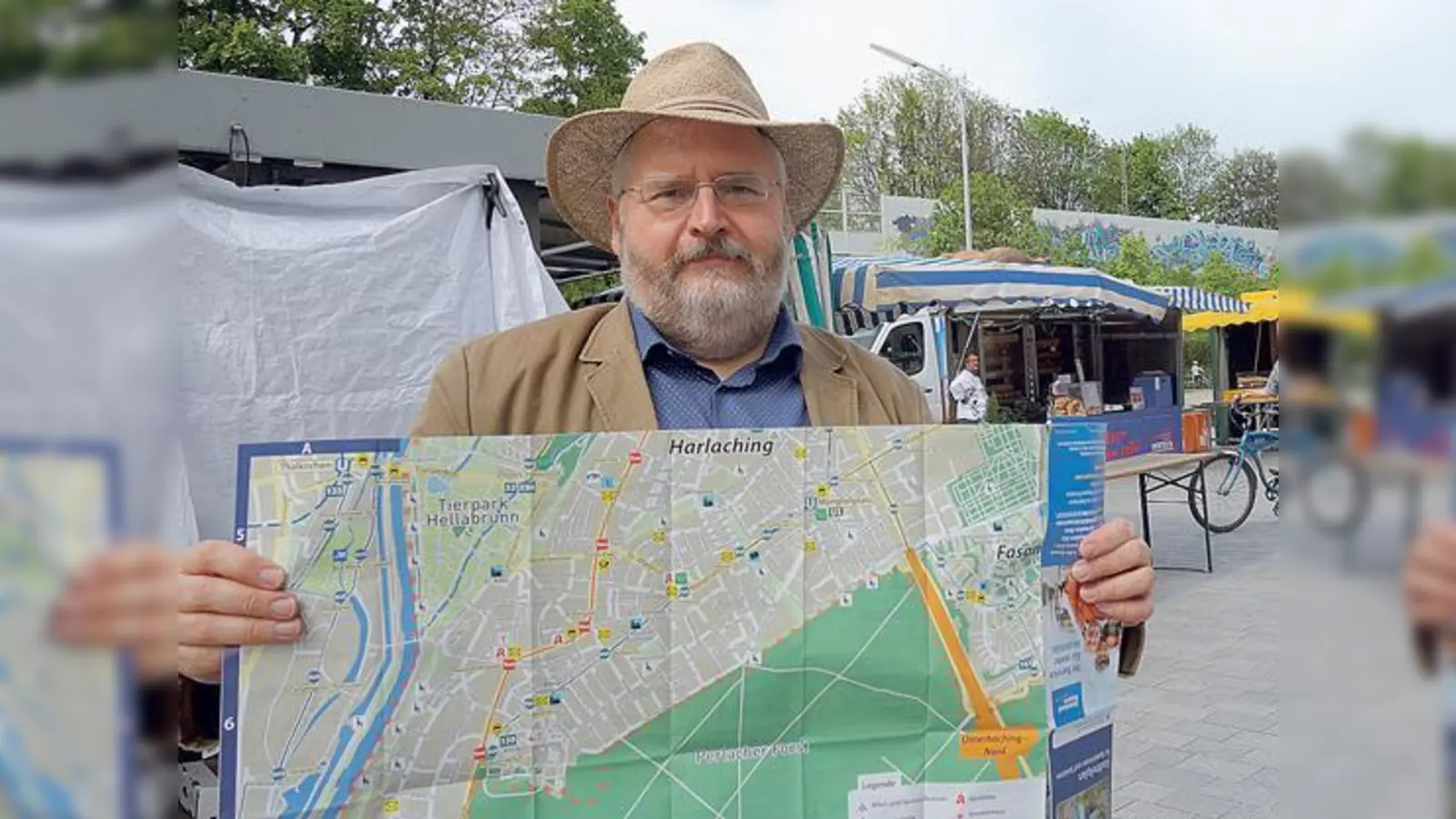 BA-Mitglied und Seniorenbeauftragter Günter Görlich freut sich über den gelungenen  Seniorenstadtplan, der das Leben im Viertel erleichtern und bereichern soll.	 (Foto: hw)