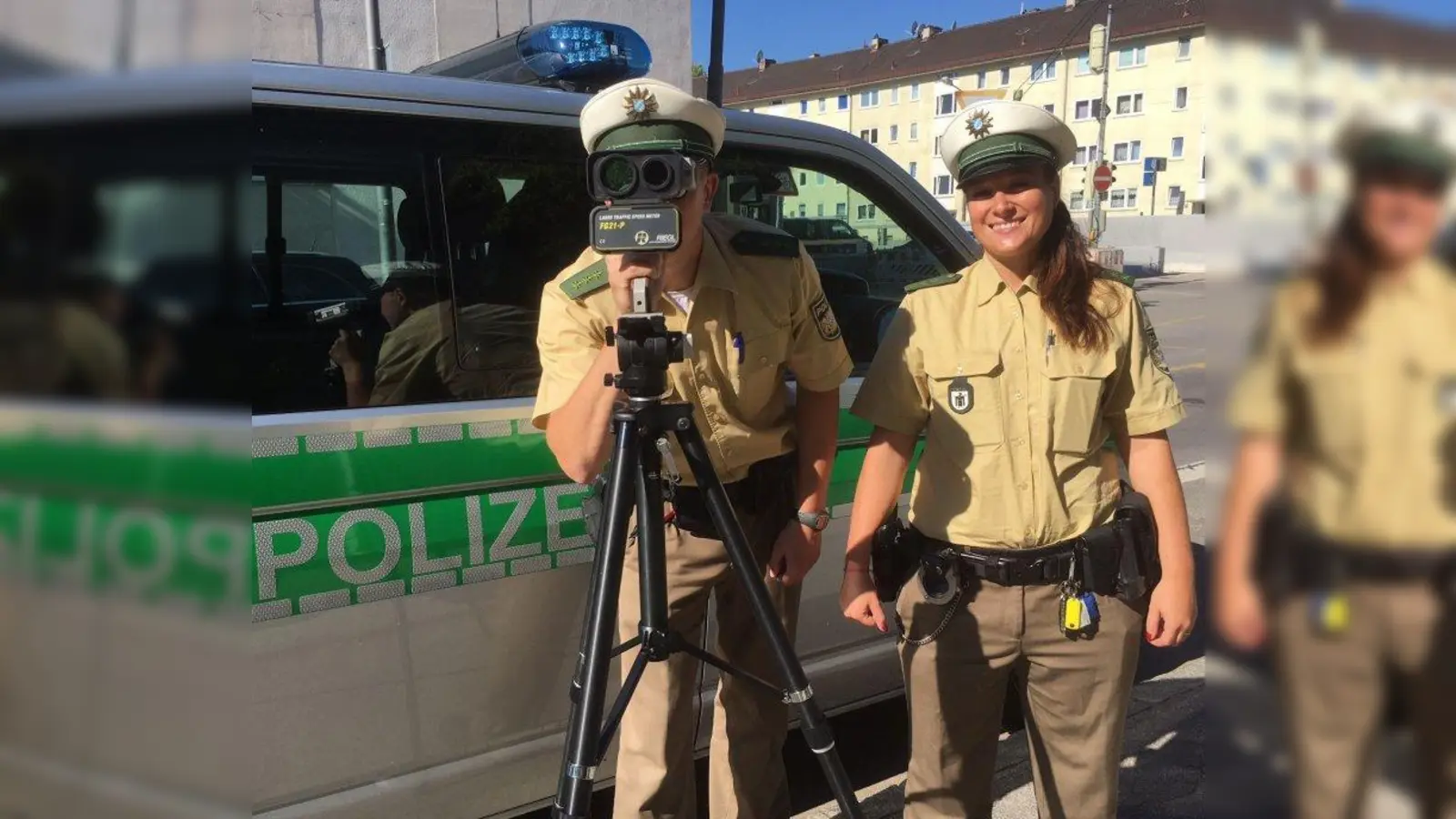 Die Sendlinger Polizei beteiligte sich an dem Aktionstag. (Foto: PI Sendling)