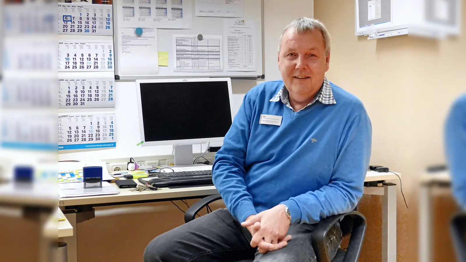 Pflegedienstleiter Werner Benningsfeld und die Alzheimer Gesellschaft Landkreis Ebersberg freuen sich auf das Gespräch mit möglichst vielen Pflegekräften am Montag, 27. Mai. (Foto: Berwanger)