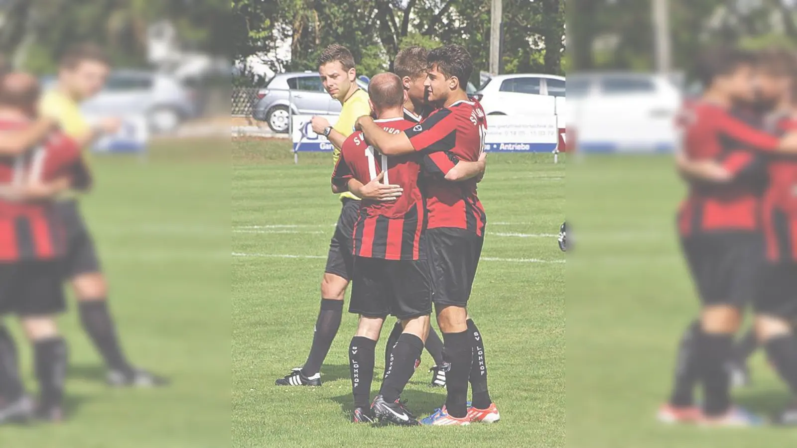 Die Lohhofer freuen sich über ihren Auswärtssieg. 	 (Foto: SV Lohhof)