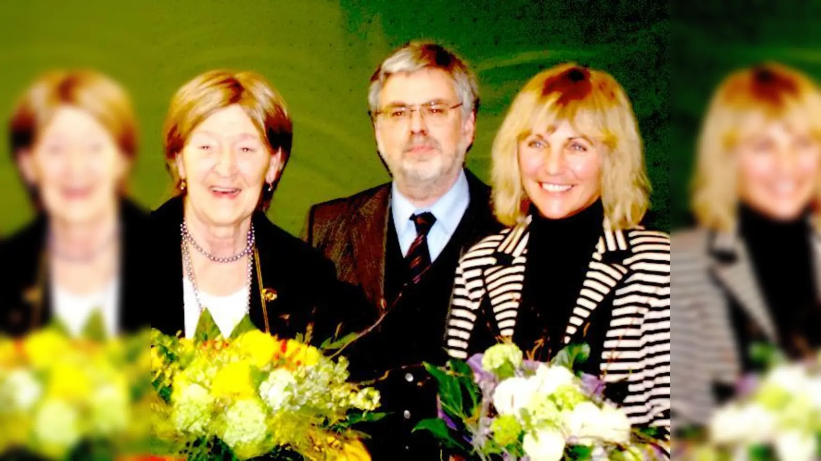 Das Vorstands-Gremium der vhs Haar in der alten bewährten Zusammensetzung.	 (Foto: privat)