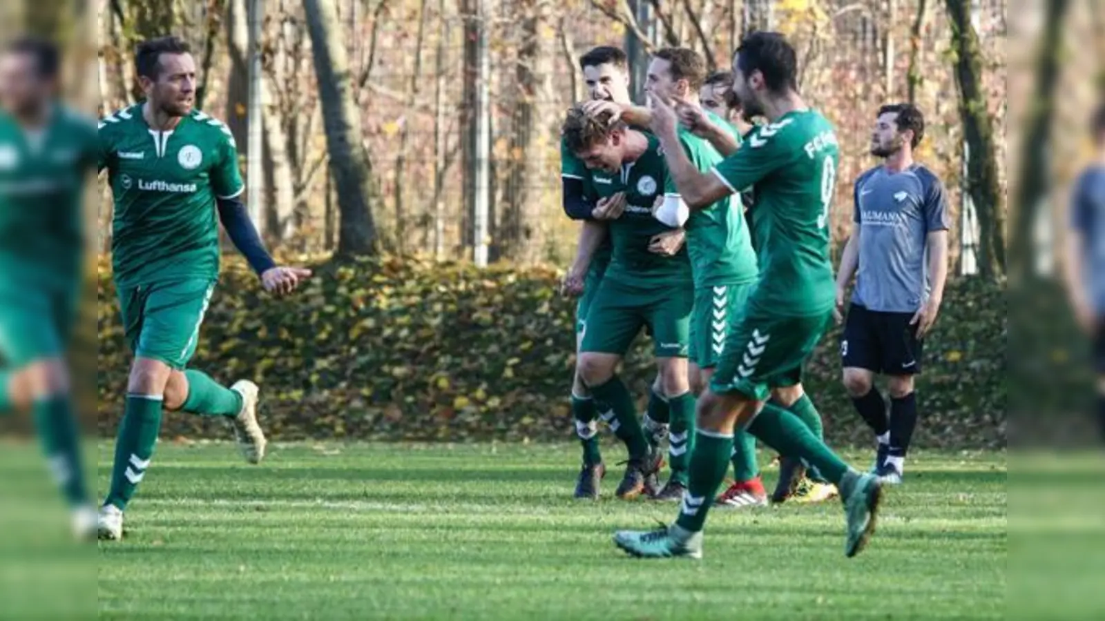 Nach zwei torlosen Spielen brach Sebastian Herrmann mit seinem Tor zum 1:0 den Bann. Der Treffer gab der Mannschaft Sicherheit. Am Ende gewann sie 3:0 bei Grüne Heide Ismaning.  (Foto: Christian Riedel)