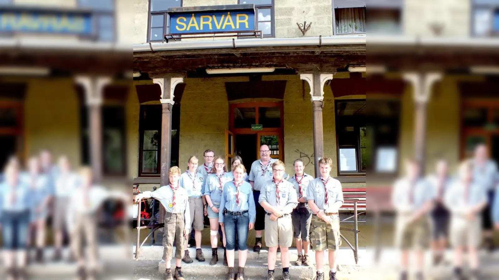 Die Pfadfinder des Stammes »Nemeta« aus Hörlkofen.    	          (Foto: Pfadfinder aus Hörlkofen)