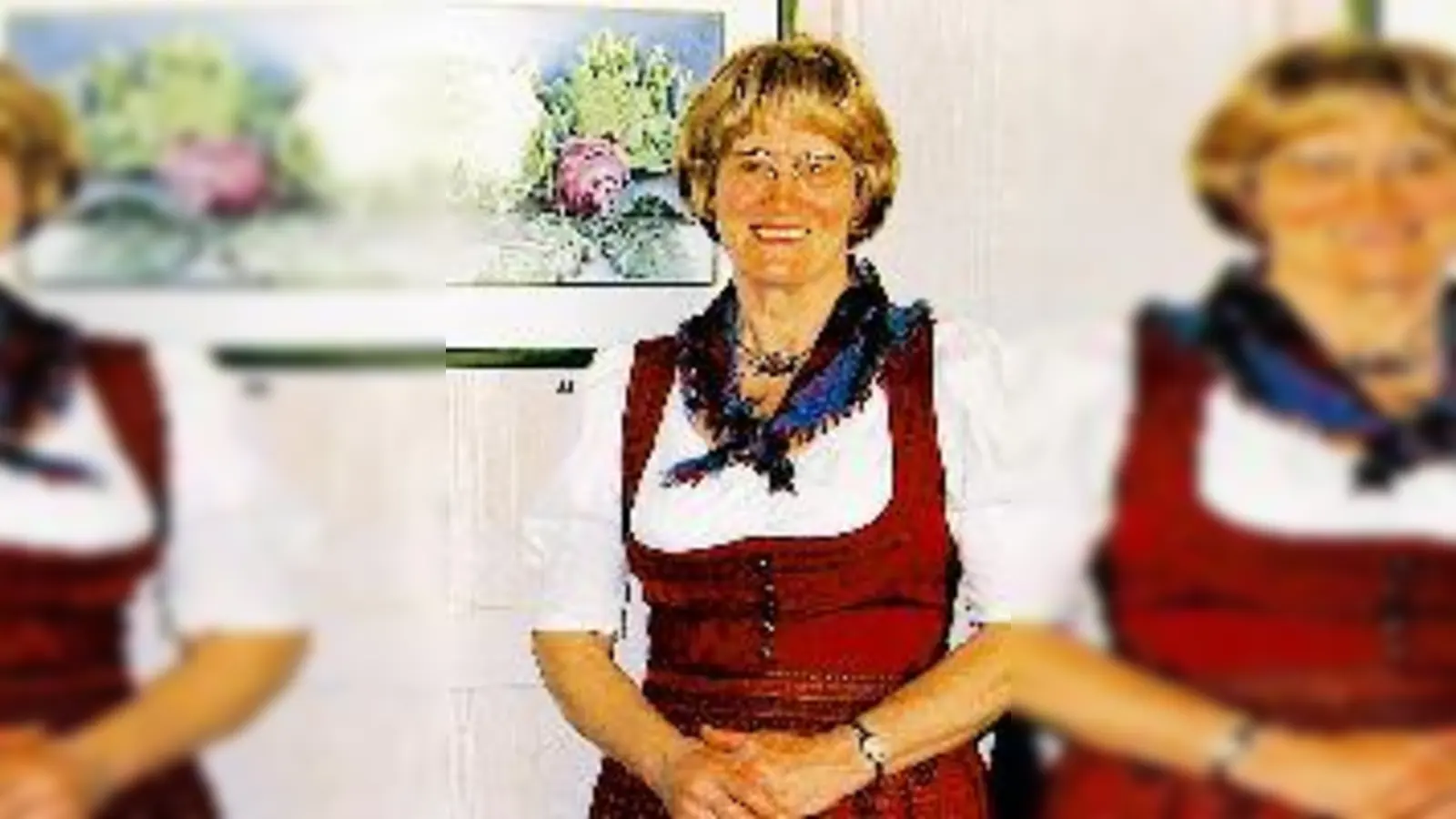 Freuen sich über die gelungene Ausstellung: Eva-Maria Matzke (Oberin), Jürgen Huber (Verwaltungsdirektor), die Künstlerin Johanna Graf, Dr. Helmut Ruhwandl, Vorstandsvorsitzender Diakoniewerk München-Maxvorstadt (von links).	 (Foto: VA)