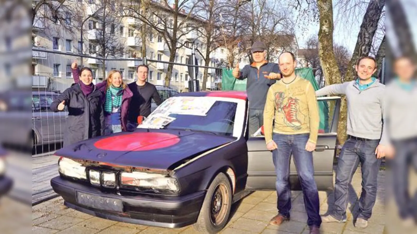 Franziska Slabschi, Susanne Schlehf, Christian Schröder, Thomas Herrmann, Stefan Derowski und Michael Stetter sind die »Wüstenläufer«.	 (Fotos: hw)