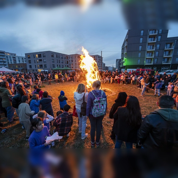 Im vergangenen Jahr wurde das Freihamer Frühlingsfeuer ins Leben gerufen – mit großem Erfolg. (Foto: Gerard Pleynet)