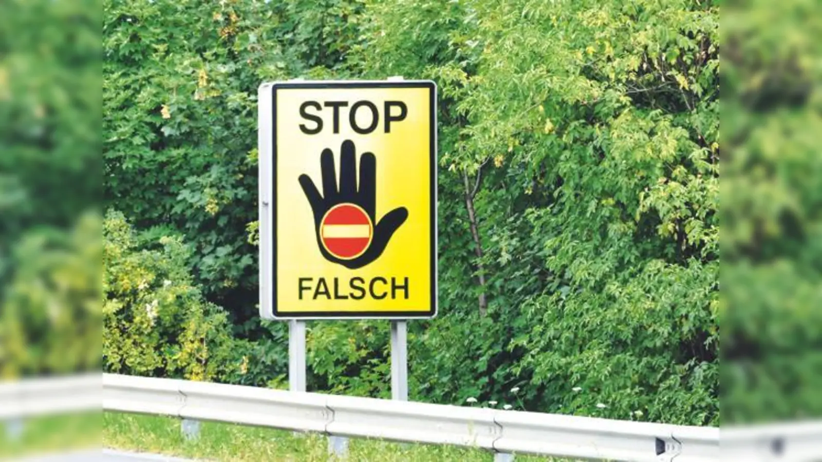 Dieses Schild soll Autofahrer daran hindern, versehentlich falsch auf die Autobahn zu fahren. 	  (Foto: fotolia/ jomare)