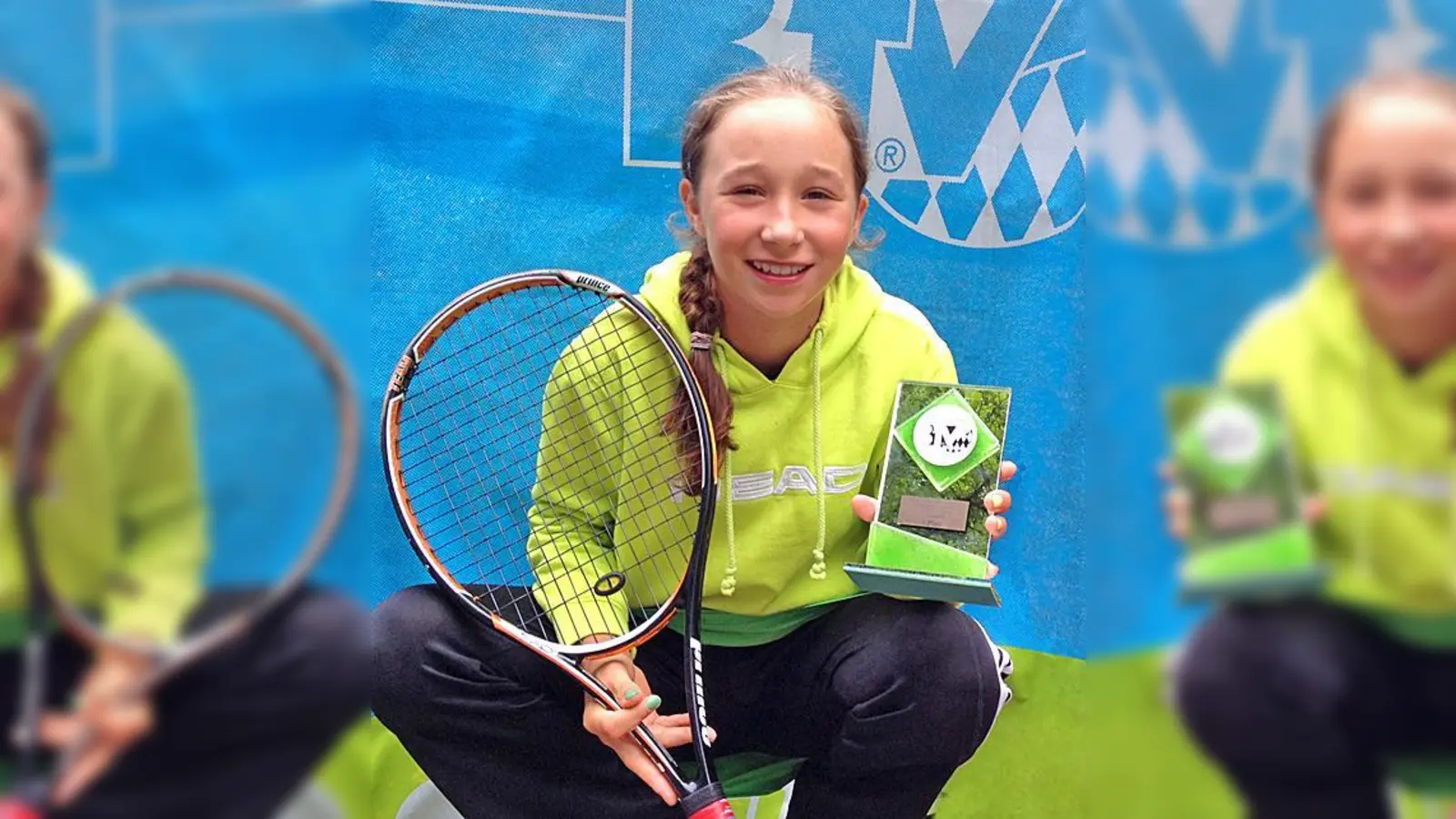Louisa Junghanns hat bei den bayerischen Tennis-Jugendmeisterschaften Platz drei geholt.  (Foto: SCBV)