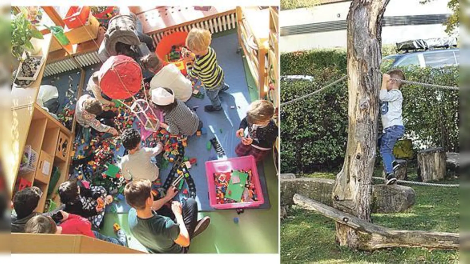 Die KoRi Schneckenstein wird bereits zehn Jahre alt und will mit Besuchern dieses Jubiläum gemeinsam feiern. Foto rechts: 	Die Kooperation mit dem Sportverein SF Harteck ermöglicht vielfältige sportliche Aktivitäten.  (Fotos: privat)