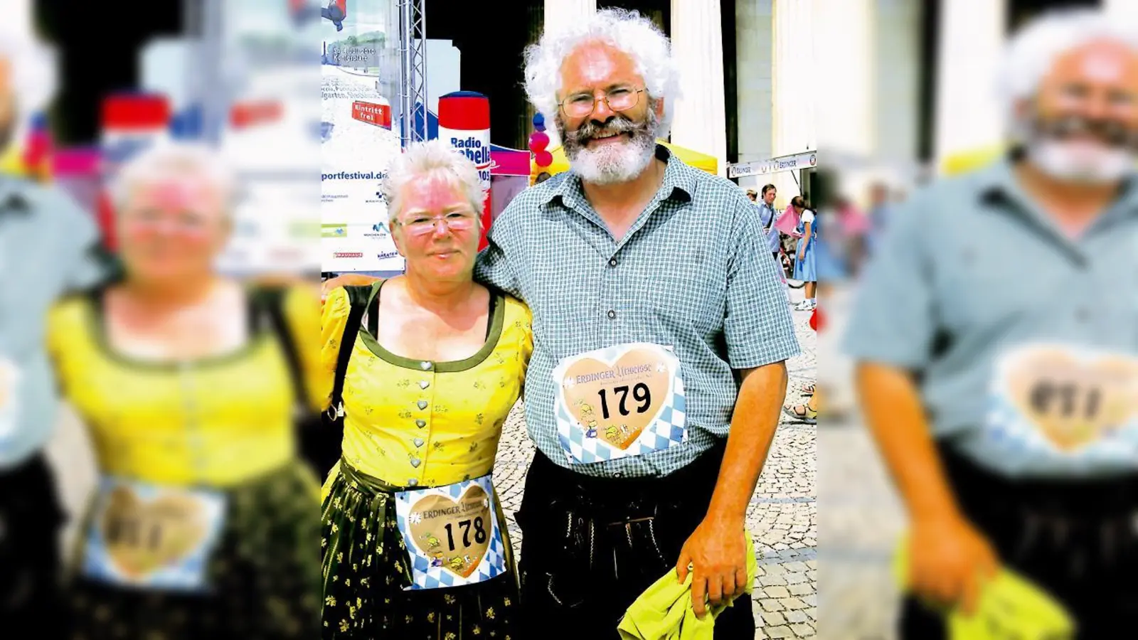 Susanne und Werner Schäfer holten sich den fünften Platz im »Bayathlon«.	 (Foto: Privat)