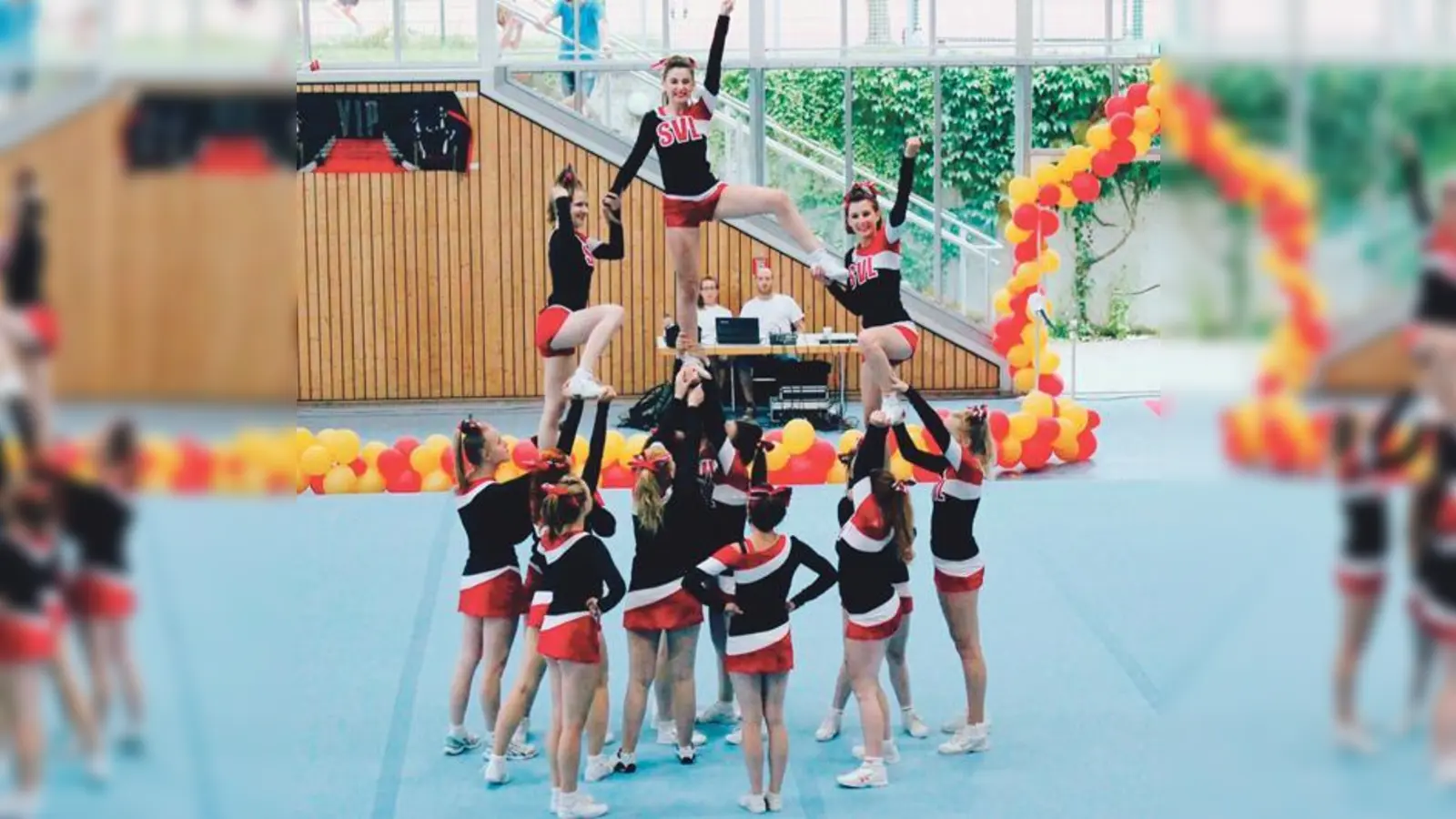 Die Cheerleader »Seniors« bei der Southern Cheer &amp; Dance Classics Meisterschaft im Juli 2016	 (Foto: VA)
