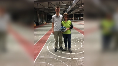 Brigitte Schmaderer und Koni Heidacher gewannen das Turnier in Hallbergmoos und stiegen auf. (Foto: Verein)