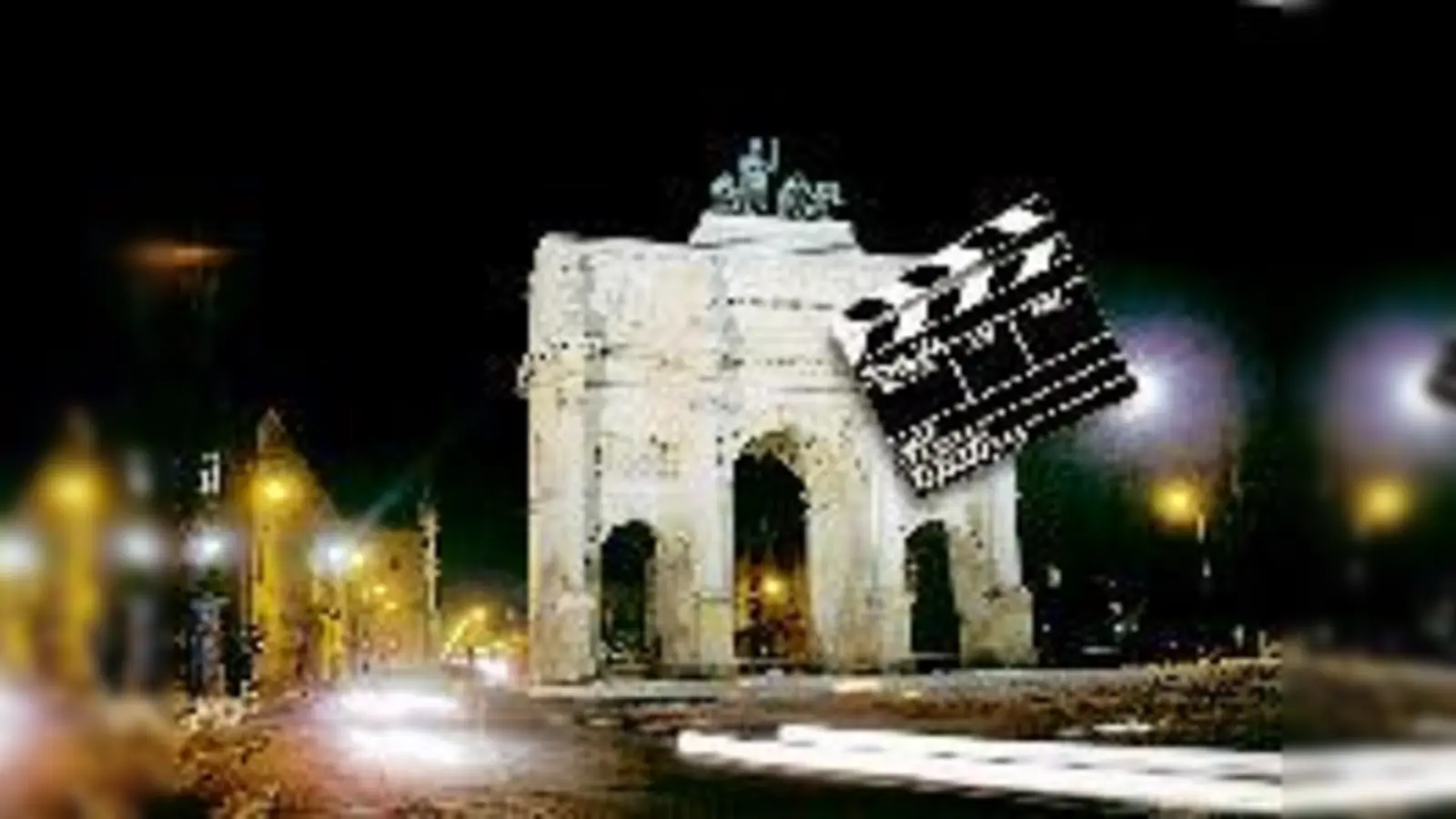 Und Action: Ab Freitag verwandelt sich das Siegestor in eine Filmkulisse  und zum Dank dafür jagen die Produzenten das Monument in die Luft.	 (Foto: jot)